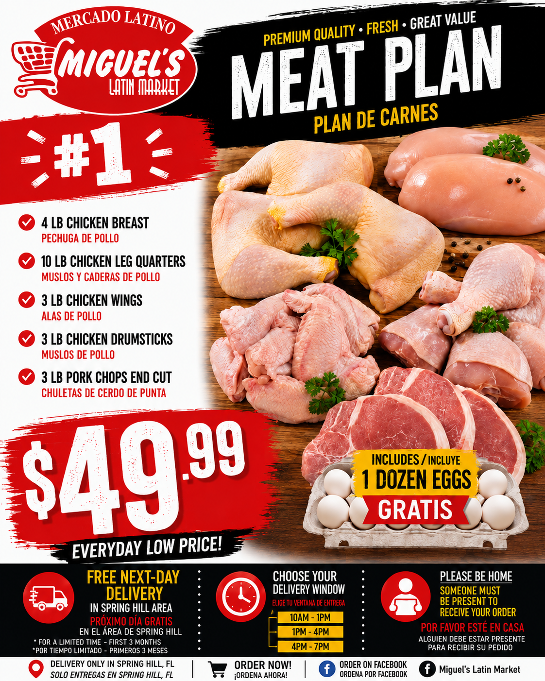 Meat Plan #1 / Plan de Carnes #1
