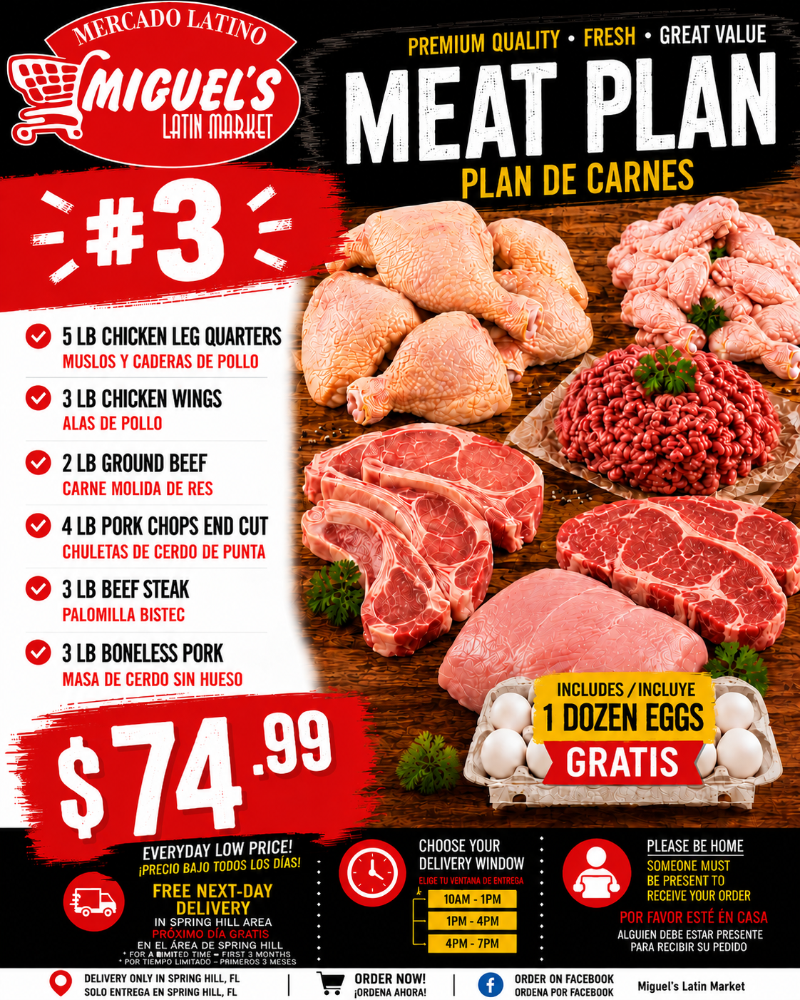 Meat Plan #3 / Plan de Carnes #3