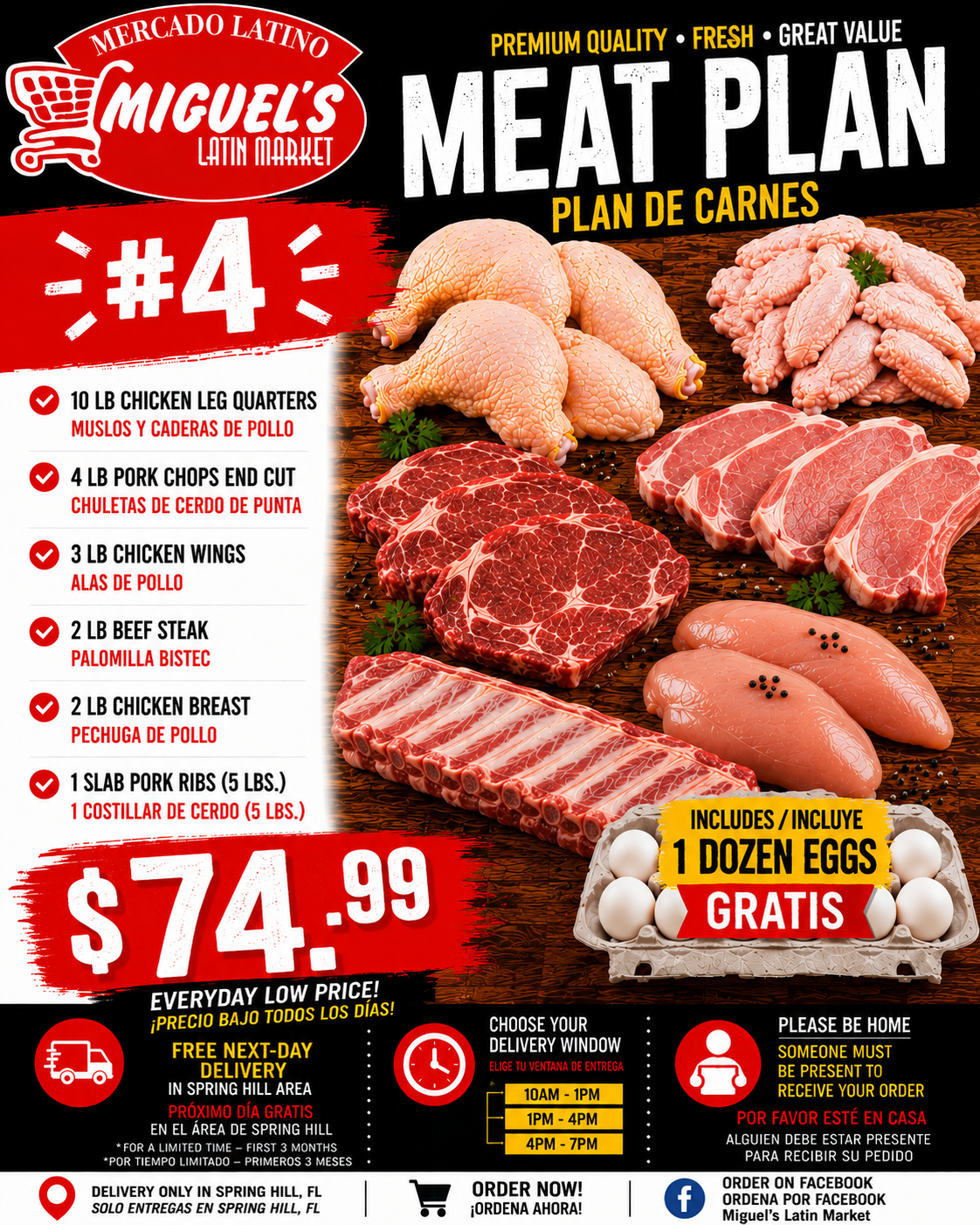 Meat Plan #4 / Plan de Carnes #4