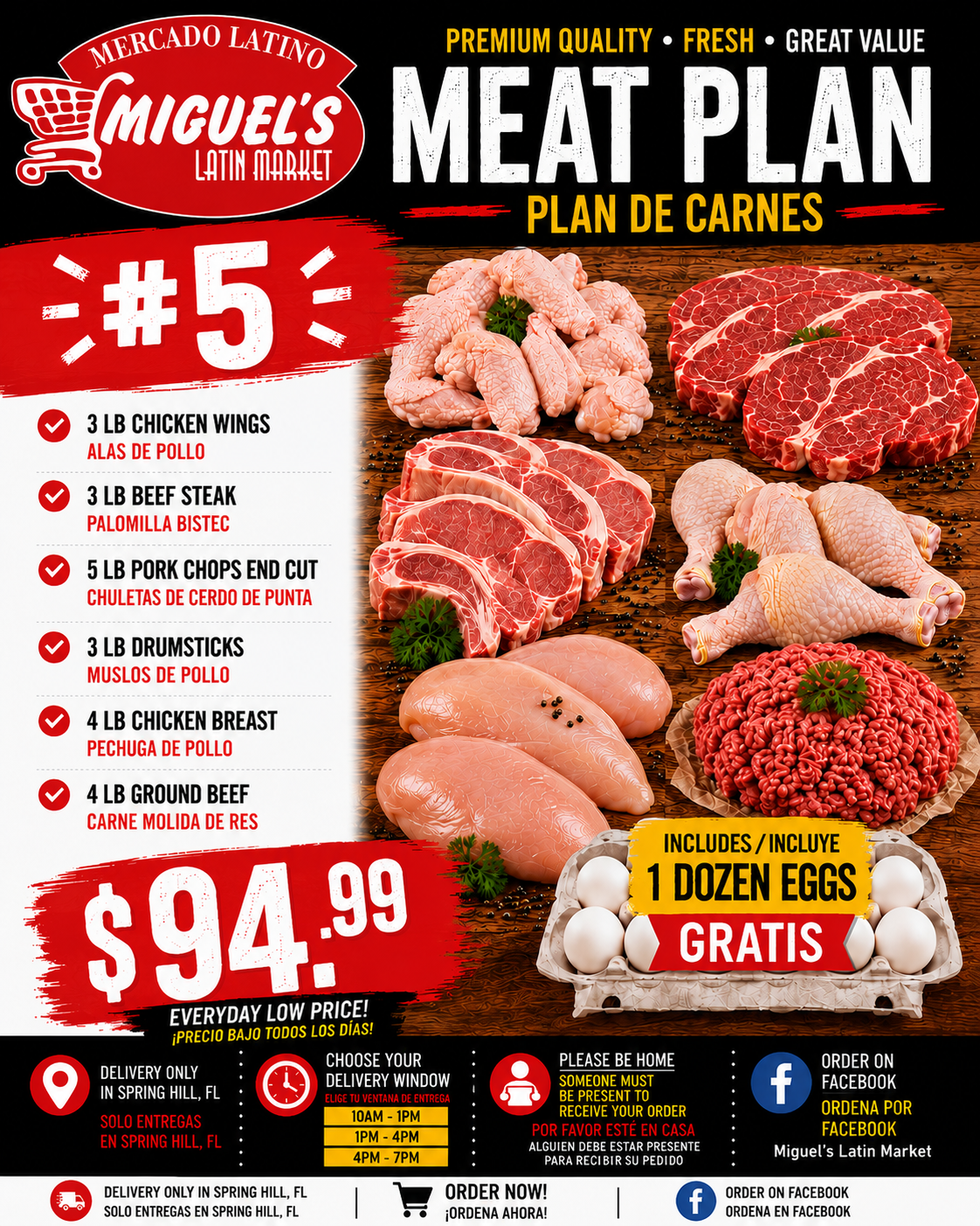 Meat Plan #5 / Plan de Carnes #5